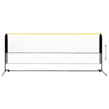 Adjustable Badminton Net 400x103x94-158 cm Metal 93368