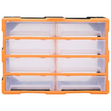 149599 Multi-drawer Organiser with 8 Big Drawers 52x16x37 cm