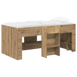 Kids'High Bed Frame 2 pcs Artisian Oak 163 x 101.1 x 68.5 cm 3422578