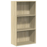 Bookcase Sonoma Oak 60x30x114 cm Engineered Wood 857901