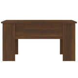 Coffee Table Brown Oak 79x49x41 cm Engineered Wood 819283