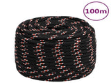 Boat Rope Black 16 mm 100 m Polypropylene 152362