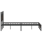Bed Frame without Mattress Brown Oak 137x190 cm Engineered Wood 4107015
