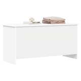 Storage Chest White 100 x 40 x 50 cm Engineered Wood 8011267