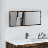 Mirror Wall-mounted Smoked Oak 90 x 8.5 x 37 cm Engineered Wood 822817