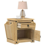 Bedside Cabinet Corona 45x35x47.5 cm Solid Wood Pine 4005657