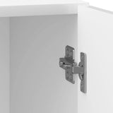 Bedside Cabinet 2 pcs High Gloss White 43 x 34.5 x 50 cm 894114
