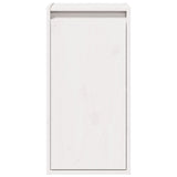 ZNTS Wall Cabinet White 30x30x60 cm Solid Wood Pine 813487