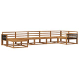 Outdoor Sofa Set 7 pcs Natural Solid Acacia Wood 3382742