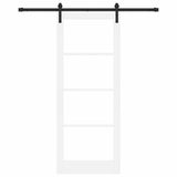 Sliding Door ORKDAL White and Black 83 x 211 cm 3331832