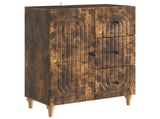 Sideboard Smoked Oak 66 x 34.5 x 90 cm Engineered Wood 894170