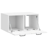 Wall-Mounted TV Cabinet High Gloss White 59.5 x 41 x 30 cm 899019