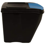 Stackable Dustbins 4 pcs Anthracite 100 L 316185