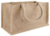 Jute Handbags 50 pcs Natural 26 x 22 x 14 cm 100% Tossa Jute 42012274