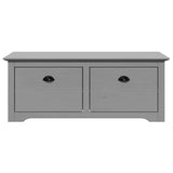 Hallway Bench BODO Grey 114x40x45 cm 4016871