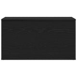 Storage Box Black Oak 84 x 42 x 46 cm Engineered Wood 862633