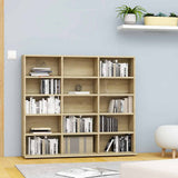 CD Cabinet Sonoma Oak 100x23x89.5 cm Engineered Wood 801790