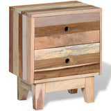 Bedside Cabinet Solid Reclaimed Wood 244234