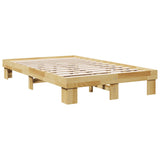 Bed Frame without Mattress 120x200 cm Solid Wood Oak 851950