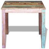 243452 Dining Table Solid Reclaimed Wood 80x82x76 cm