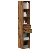 Bookcase with Drawer Old Wood 30 x 42.4 x 185.2 cm 868739
