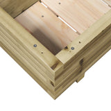 Garden Planter 70x40x26.5 cm Impregnated Wood Pine 847332