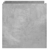 Bedside Cabinet Concrete Grey 45x50x50 cm Engineered Wood 848279