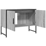 Bathroom Sink Cabinet Grey Sonoma 80x33x60 cm Engineered Wood 842464
