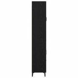 Highboard Black Oak 69.5 x 34 x 180 cm Engineered Wood 3416082