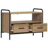 TV Cabinet 67.5 x 33 x 50 cm Artisan Oak Engineered Wood 8013691