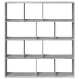 Book Cabinet Grey Sonoma 132x29x141.5 cm Engineered Wood 3310312
