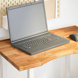 Desk Top Light Brown 80x50x2.5 cm Solid Wood Oak Rectangular 4009017