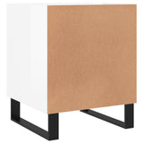 Bedside Cabinet High Gloss White 40x40x50 cm Engineered Wood 827616