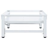Washing Machine Pedestal with Pull-out Shelf White 4009873