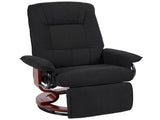 Reclining Swivel Chair, with Footrest - Black T3398P551725