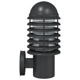Outdoor Wall Lights 2pcs Black Stainless Steel 4006253