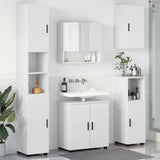 Bathroom Furniture Set 5 pcs White Engineered wood & Metal 3392983