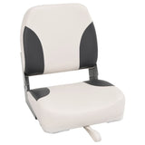 Foldable Boat Seat 1 Set Low Backrest with Fixing Strap 3284290