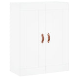 Wall Mounted Cabinet White 69.5x34x90 cm Engineered Wood 830356