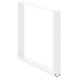 Dining Table Legs U-Shaped 3 pcs White 100x cm Steel 4013213