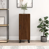 Sideboard Brown Oak 34.5x34x90 cm Engineered Wood 828571