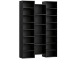 21-Compartment Bookshelf - Black T3398P423854