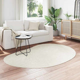 Area Rugs HUARTE Cream 140 x 200 cm Polyester 4103722