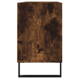 TV Cabinet Smoked Oak 103.5x30x50 cm Engineered Wood 827001