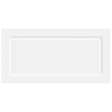 Wall-Mounted Headboard UTRECHT White Engineered Wood 897855