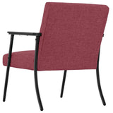 Armchair Wine Red 59 x 75 x 78 cm Fabric 42017693