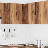 Kitchen Wall Corner Cabinet "Porto" Old Wood Engineered Wood 854105