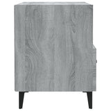 Bedside Cabinets 2 pcs Grey Sonoma Engineered Wood 817306