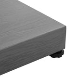 Outdoor Umbrella Base Dark grey wood look 45 x 45 x 31.5 cm 42010003