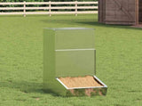 Pig Feeder Silver 55 x 38 x 76 cm Galvanised Steel 874638